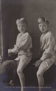 The Duke of Brabant, The Count of Flanders, on Toy Elephant by Belgian Photographer