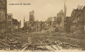 The Rue de Verger, 27 June 1915 by Belgian Photographer