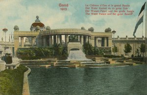 The Water Palace and the Great Basin, Ghent, 1913