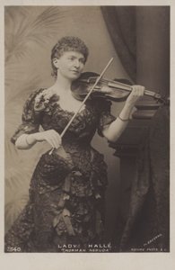 Wilma Neruda, Lady Halle by Belgian Photographer