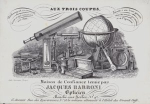 Advertisement for Jacques Barboni Optical Instruments