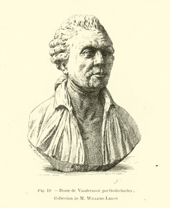 Bust of Henri Van der Noot, Belgian revolutionary by Belgian School