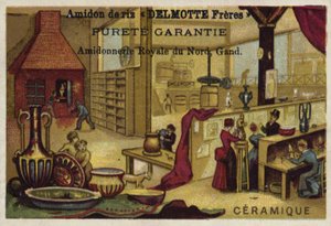 Ceramics manufacturing by Belgian School