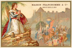 Louis IX of France and the Eighth Crusade by Belgian School