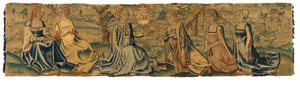 Tapestry, The Princess and Her Wooer, Possibly from Brussels