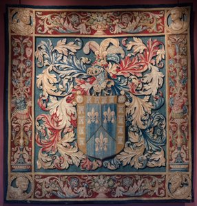 Tapestry with the De Nagera Family Coat of Arms. Master AL. Ca 1550 by Belgian School