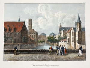 Vue Intérieure de Bruges by Belgian School
