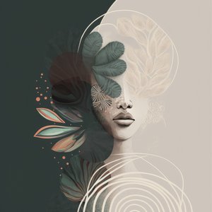 Abstract Botanical Portrait