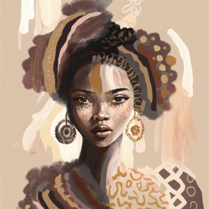 Elegance Portrait of Woman by Bella Eve