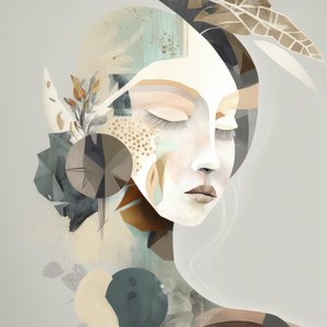 Serene Abstract Woman