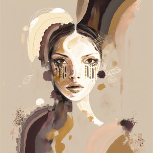 Serene Tribal Portrait