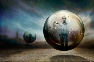 Man Within Floating Sphere by Ben Goossens ✝