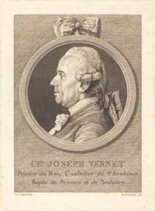 Claude Joseph Vernet by Benedict Alphonse Nicolet after Charles Nicolas Cochin II