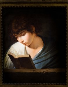 Young Man Reading Homer by Benigne Gagnereaux