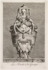 Masquerade in the Greek Style: The Bride in the Greek Style (Plate 6) by Benigno Bossi