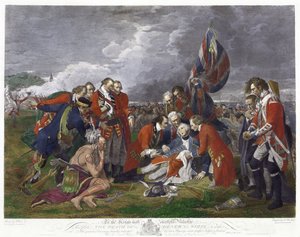 Death of General Wolfe, after painting by Benjamin West by Benjamin (after) West