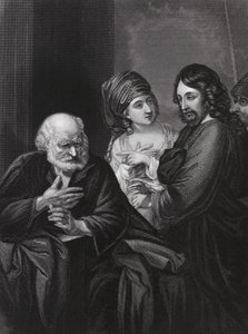 Peter Denying Christ by Benjamin (after) West