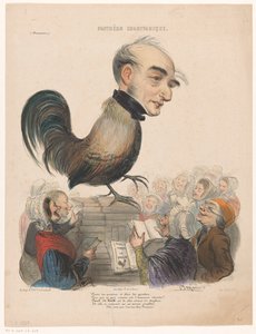 Caricature of Paul de Kock