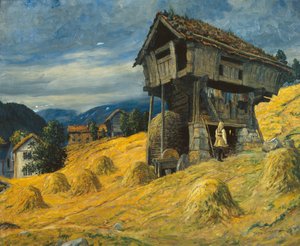 Girl at Storehouse by Benjamin Blessum