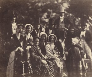 Wedding Group by Benjamin Brecknell Turner