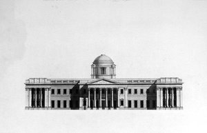 Elevation of Principal Front of a house