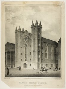 Masonic Temple, Boston by Benjamin F. Nutting