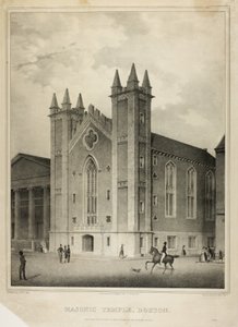 Masonic Temple, Boston by Benjamin F. Nutting