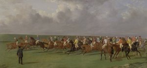 Silks and Satins of the Turf, 1865 by Benjamin Herring
