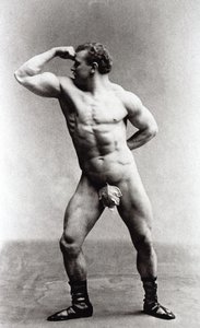 German Bodybuilder Eugen Sandow by Benjamin J. Falk