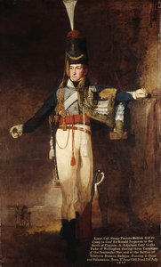 Portrait of Captain, later Lieutenant Colonel, Henry Francis Mellish by Benjamin Marshall