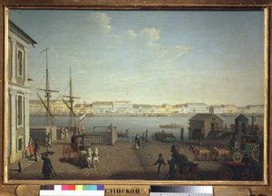 The English Embankment in Saint Petersburg