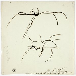 Sketches Related to Painting of Marcus Curtis