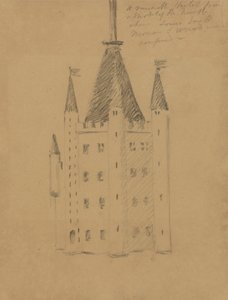 Study of a Castle by Benjamin Robert Haydon