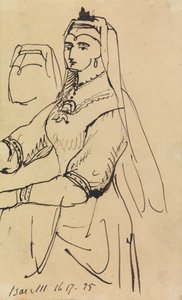 Study of a Woman Wearing a Headdress