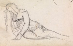 Study of a Woman in a Partial Recline by Benjamin Robert Haydon