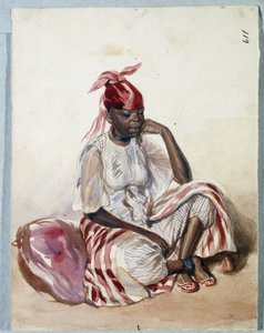 Negress in Costume by Benjamin Roubaud