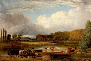 View at Wilford, Nottingham, c.1830