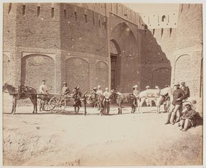 Durani Gate, Heyland Cart and Pack Mules, Showing the Different Kinds of Pack Saddles, Kandahar