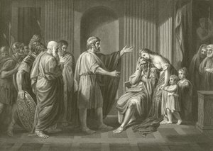 Banishment of Cleombrotus by Benjamin West