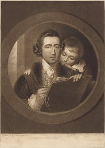 Benjamin West and His Son Raphael Lamar West by Benjamin West