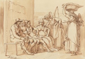 Characters in the Streets of London by Benjamin West