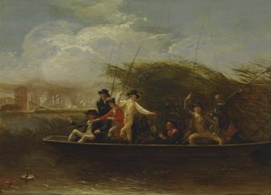 Gentlemen Fishing by Benjamin West