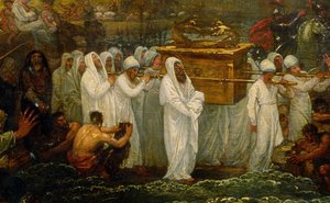 Joshua Passing the River Jordan with the Ark of the Covenant by Benjamin West