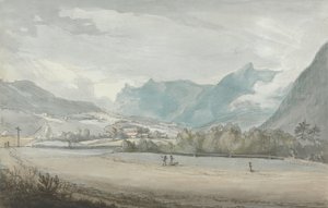 Mountainous Landscape with Figures by Benjamin West