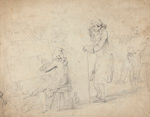 The Connoisseur by Benjamin West