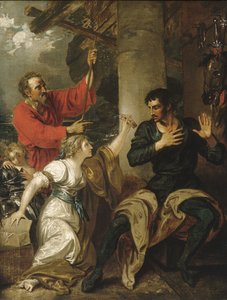 The Damsel and Orlando by Benjamin West