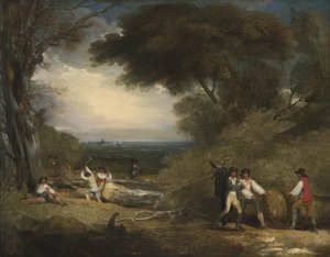 Woodcutters in Windsor Park