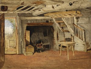 Study of a Cottage Interior