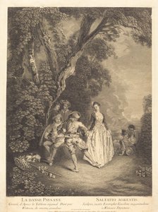 The Peasant Dance by Benoit Audran II