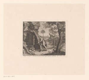 Chloë Found by Dryas by Benoît Audran (I)